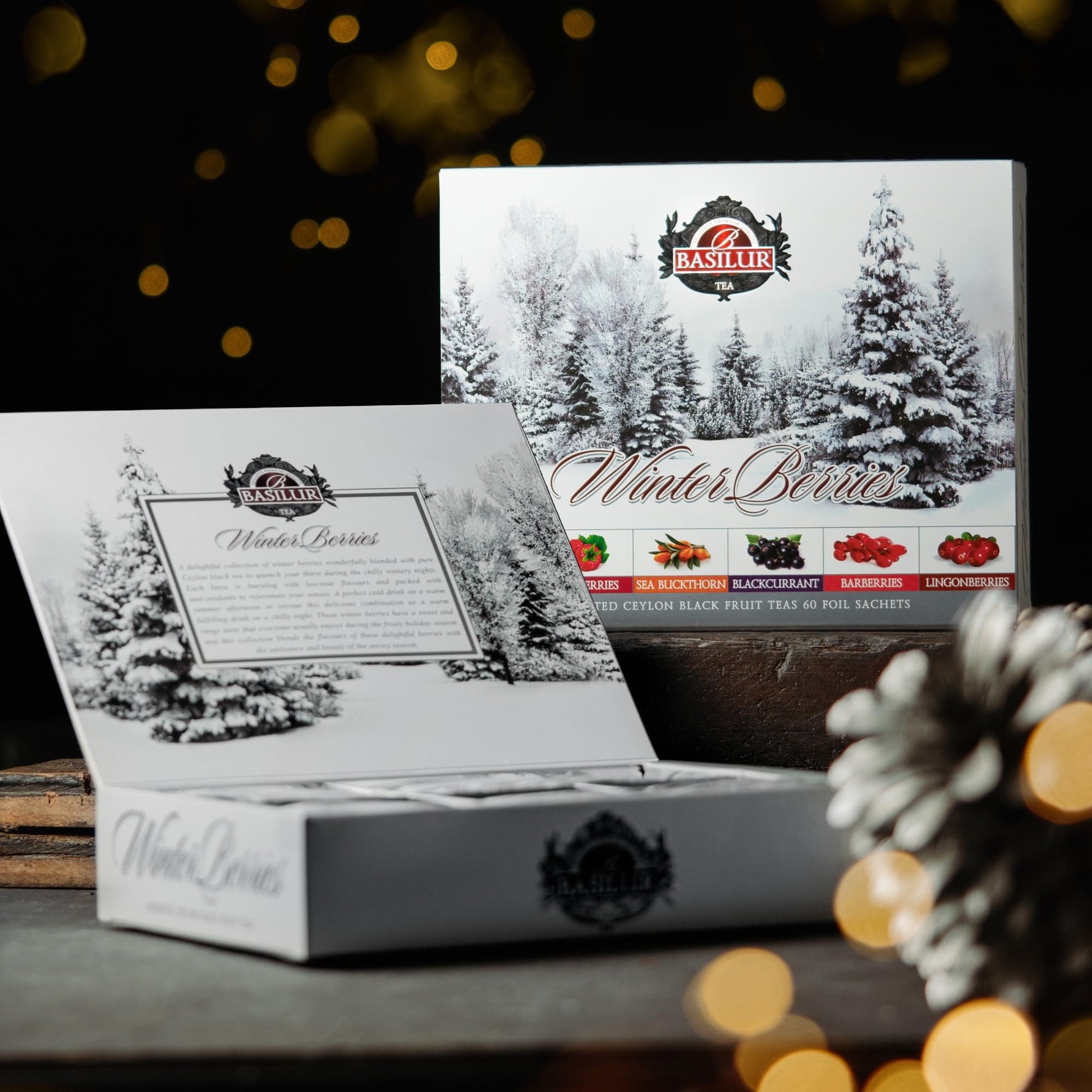 Winter Berries Assorteret - 60x2g