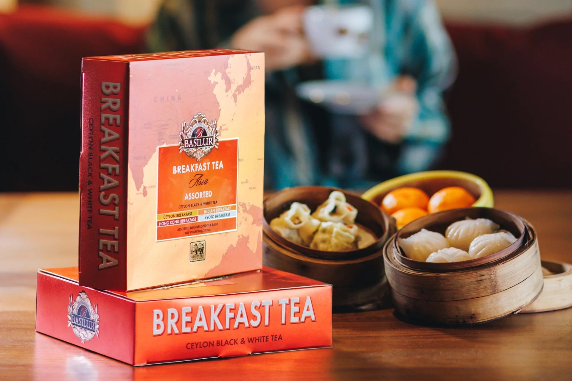 Breakfast Tea Asia Assorteret - 40stk