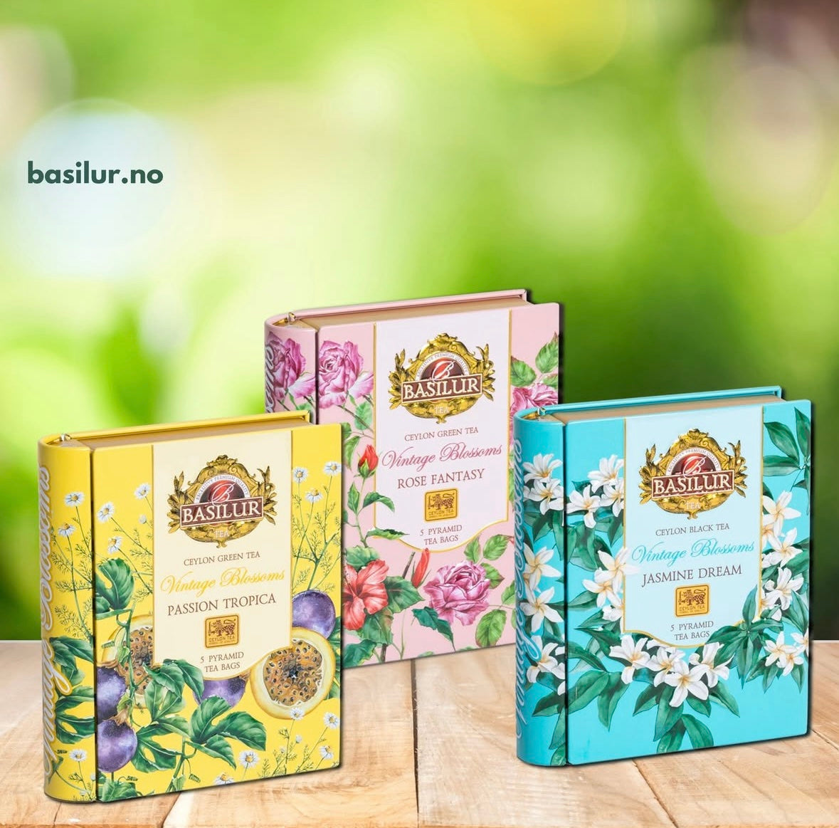 Vintage Blossoms Mini Book Passion Tropica 5x2g