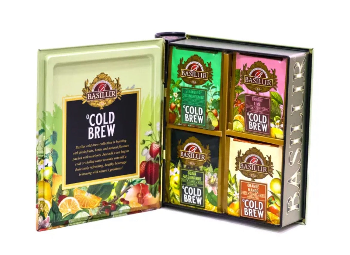 Cold Brew Metal Book 4 varianter - 32x1,5g