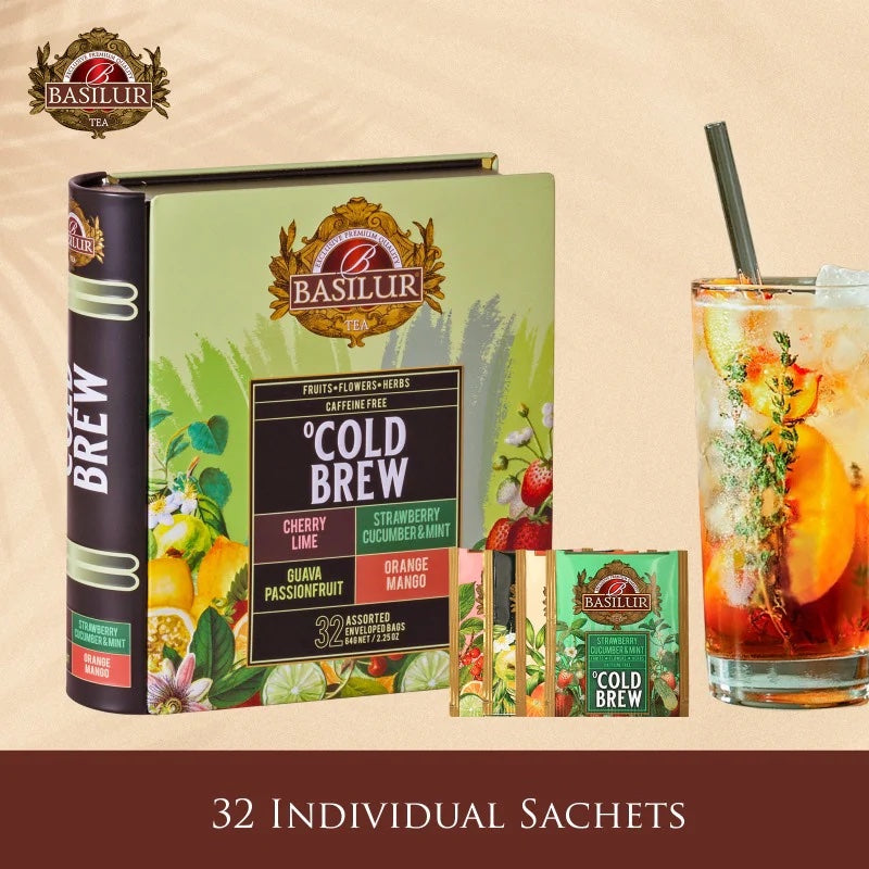 Cold Brew Metal Book 4 varianter - 32x1,5g