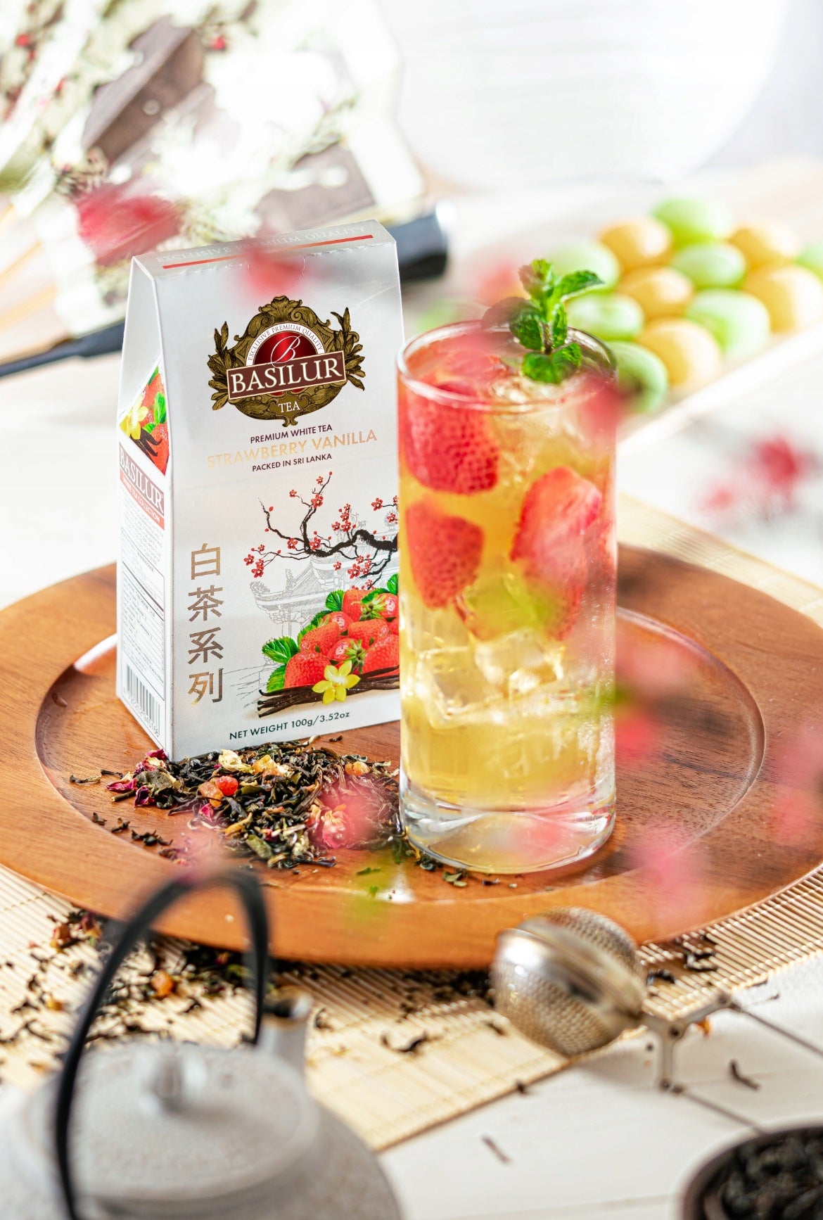 White Tea Strawberry Vanilla - 100g