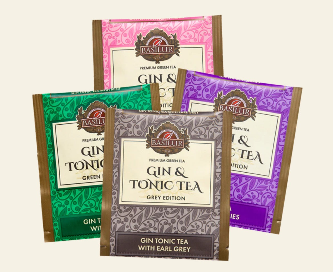Gin & Tonic Blue Metal Book - 32x2g